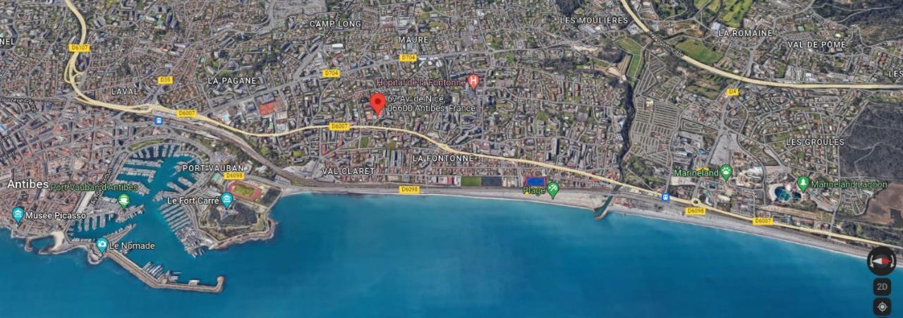 Antibes Secured Parc Velusine With Private Parking, Terrace, Pools And Tennis Courts. Exteriér fotografie