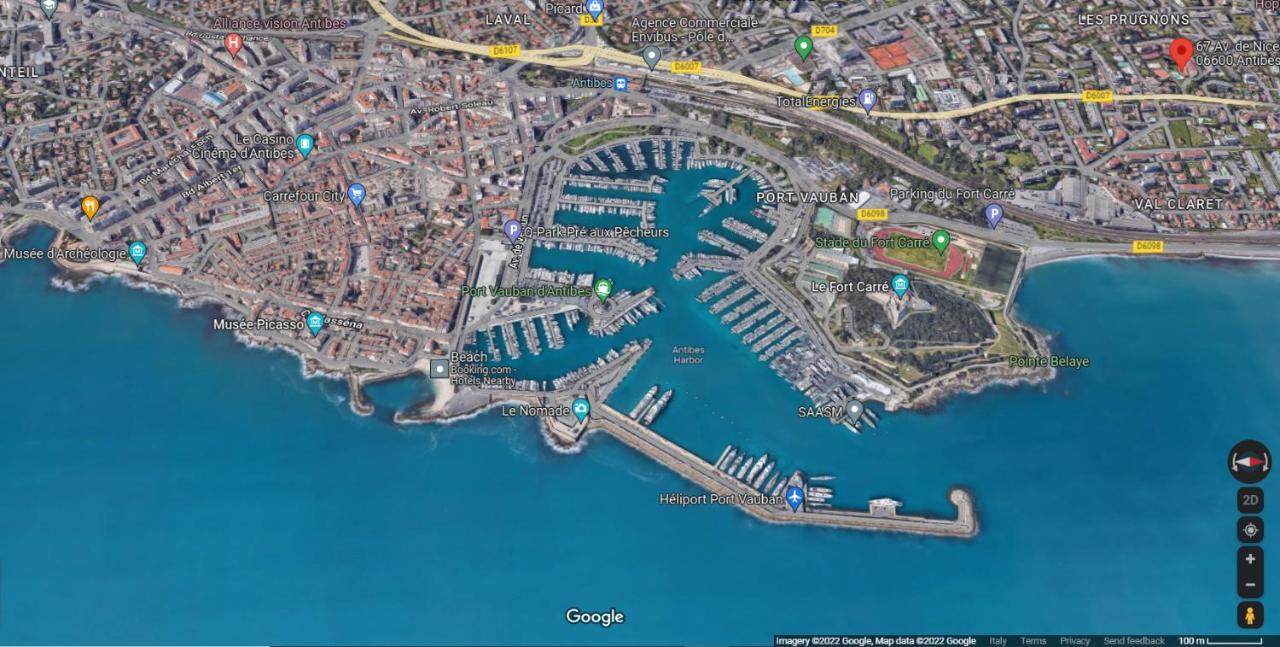 Antibes Secured Parc Velusine With Private Parking, Terrace, Pools And Tennis Courts. Exteriér fotografie